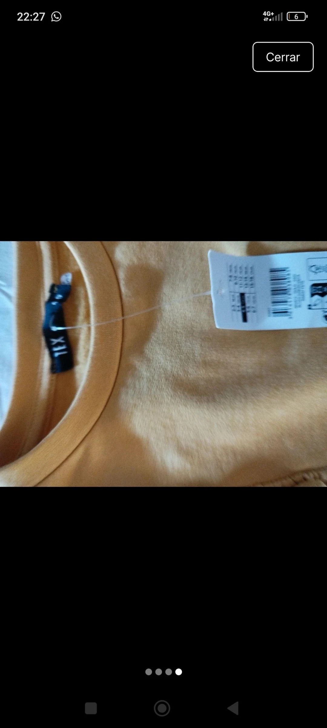 Sudadera afelpada mostaza 4-5 años nueva – photo 4